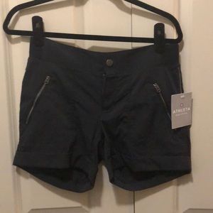 Athleta Trekkie Black dress shorts